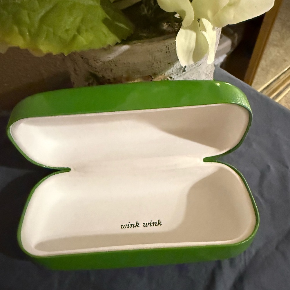 Green Eyeglass Case